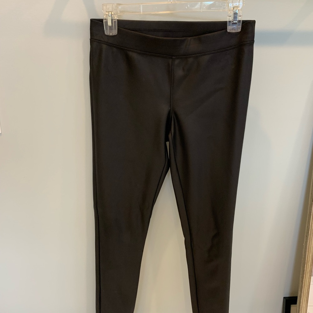 Black Express faux leather leggings! NWOT Never been worn!